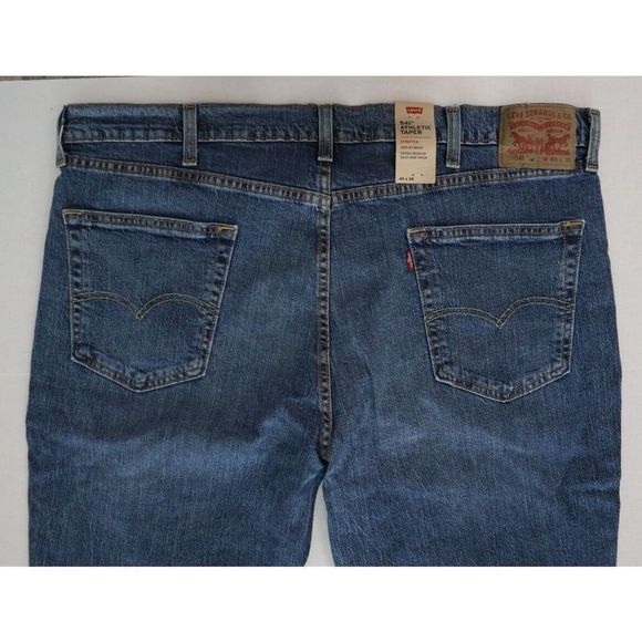 Levi's 541 Men Sz 40x32 Fremont Swish Distress Athletic Taper Eco Ease Jeans $70 - Picture 4 of 9